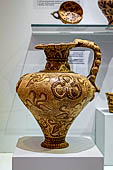 Archaeological Museum of Herakleion. Ewer with composite relief and painted decoration in 